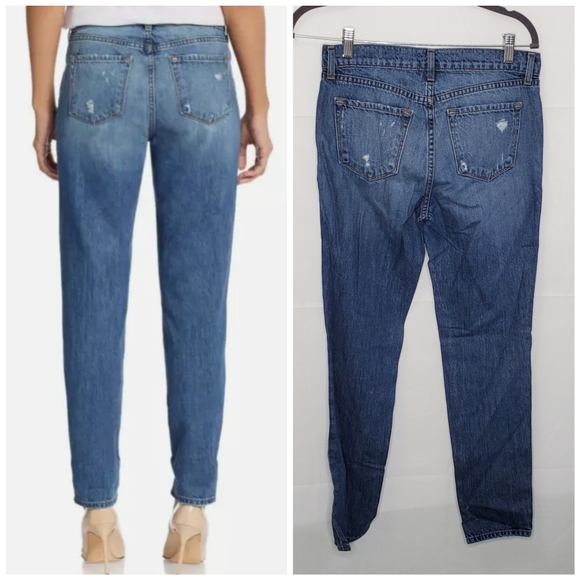 J BRAND Jake Distressed Boyfriend Jeans Broken Size 25 ~ Grunge Punk Streetwear - Picture 2 of 13
